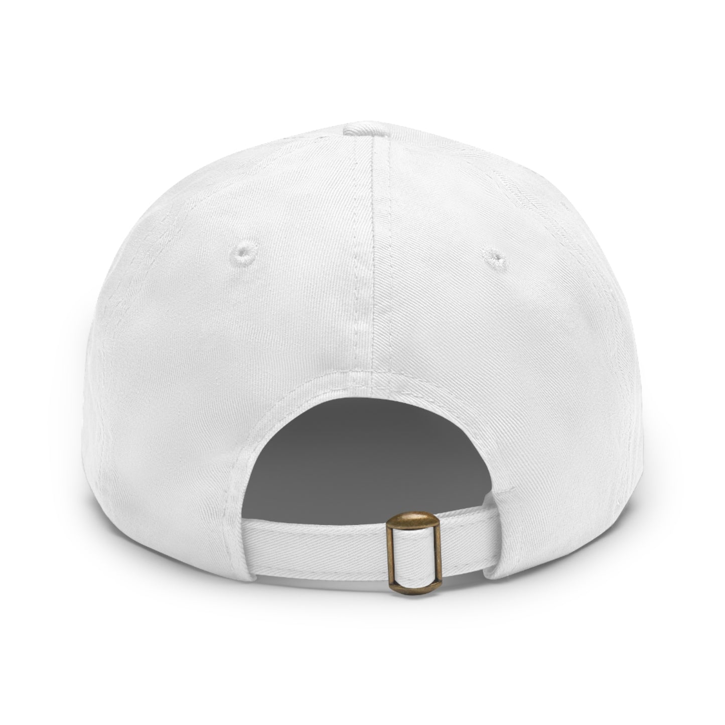 Floral Leather Patch Hat